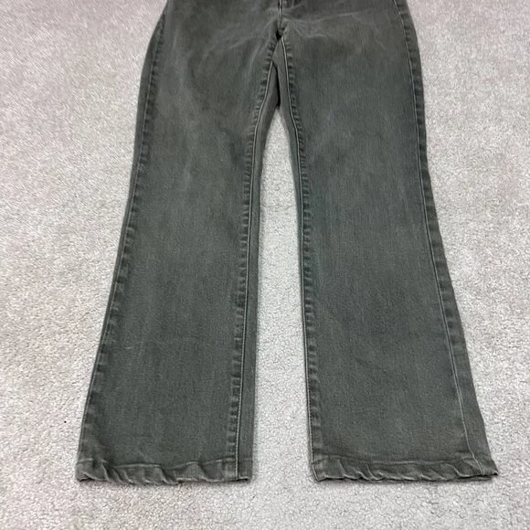 Lauren Jean Co Ralph Lauren Jeans Women’s Green Modern Straight 6 Petite Pockets - Picture 9 of 11